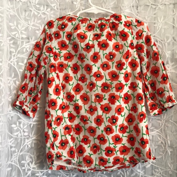 Crewcuts Floral Tunic Silk/Cotton Blend - Picture 4 of 6